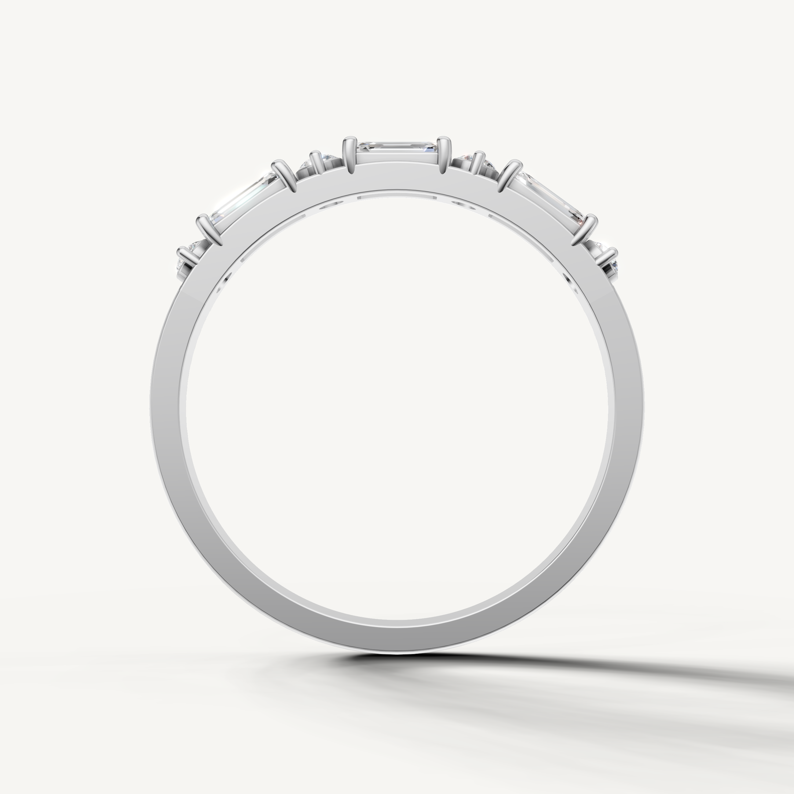 White gold luxury diamond wedding ring for women by Raul Diamonds fine jewelry