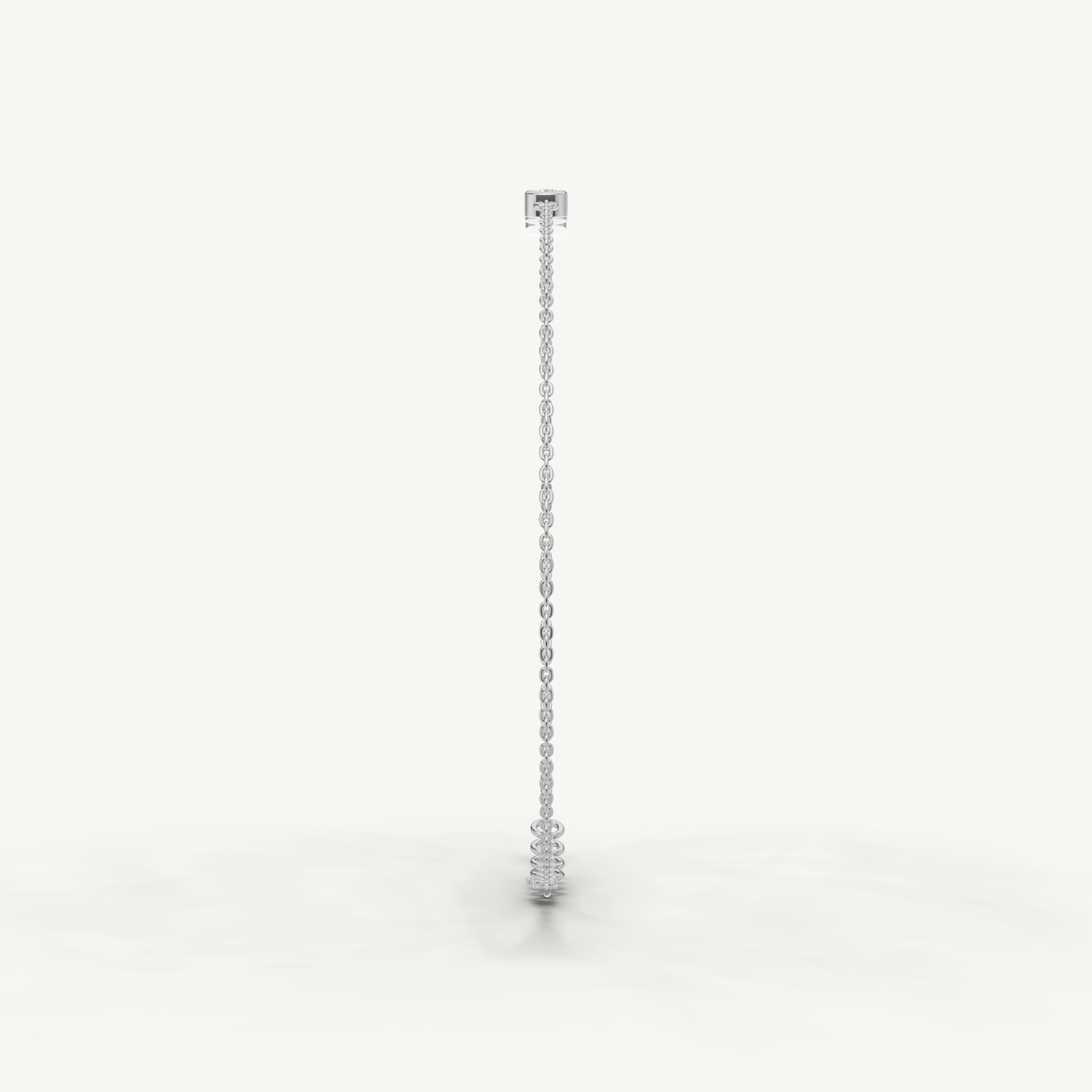 Four Stone Lab Grown Diamond Station Bracelet in 14K Yellow Gold