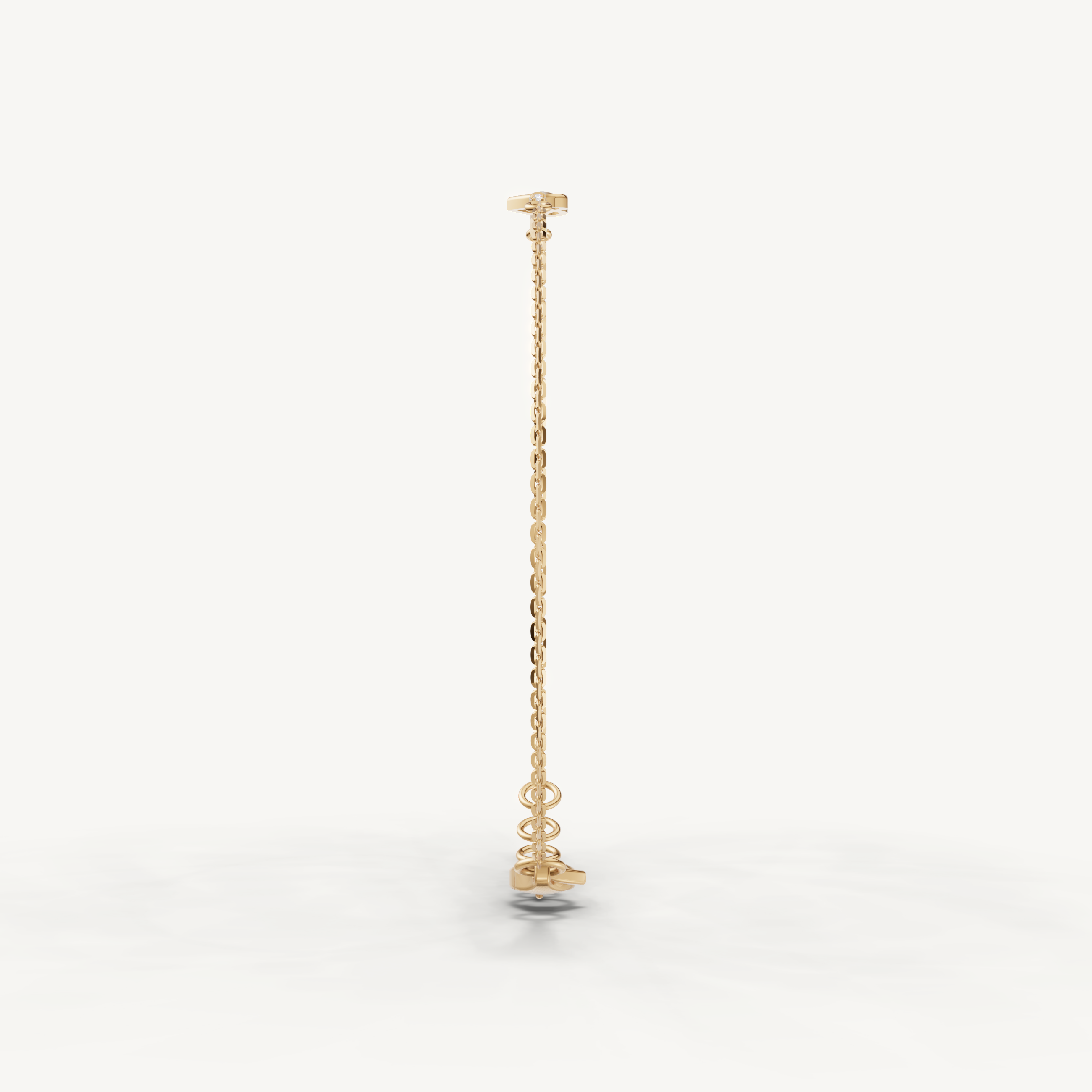 Infinity Heart Lab Grown Diamond Bracelet in 14K Rose Gold