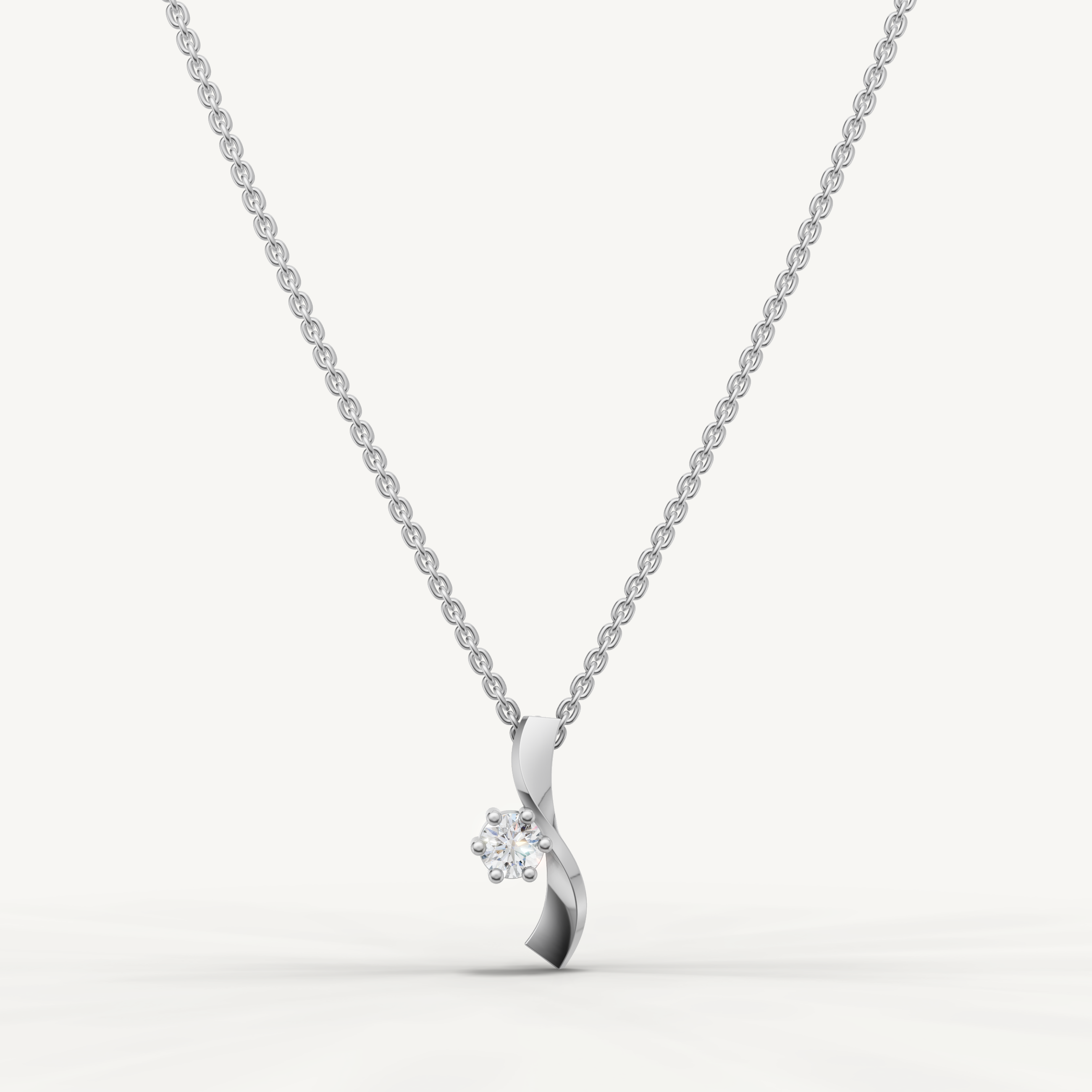 Lab Grown Diamond Floral Pendant Necklace in 14K Yellow Gold
