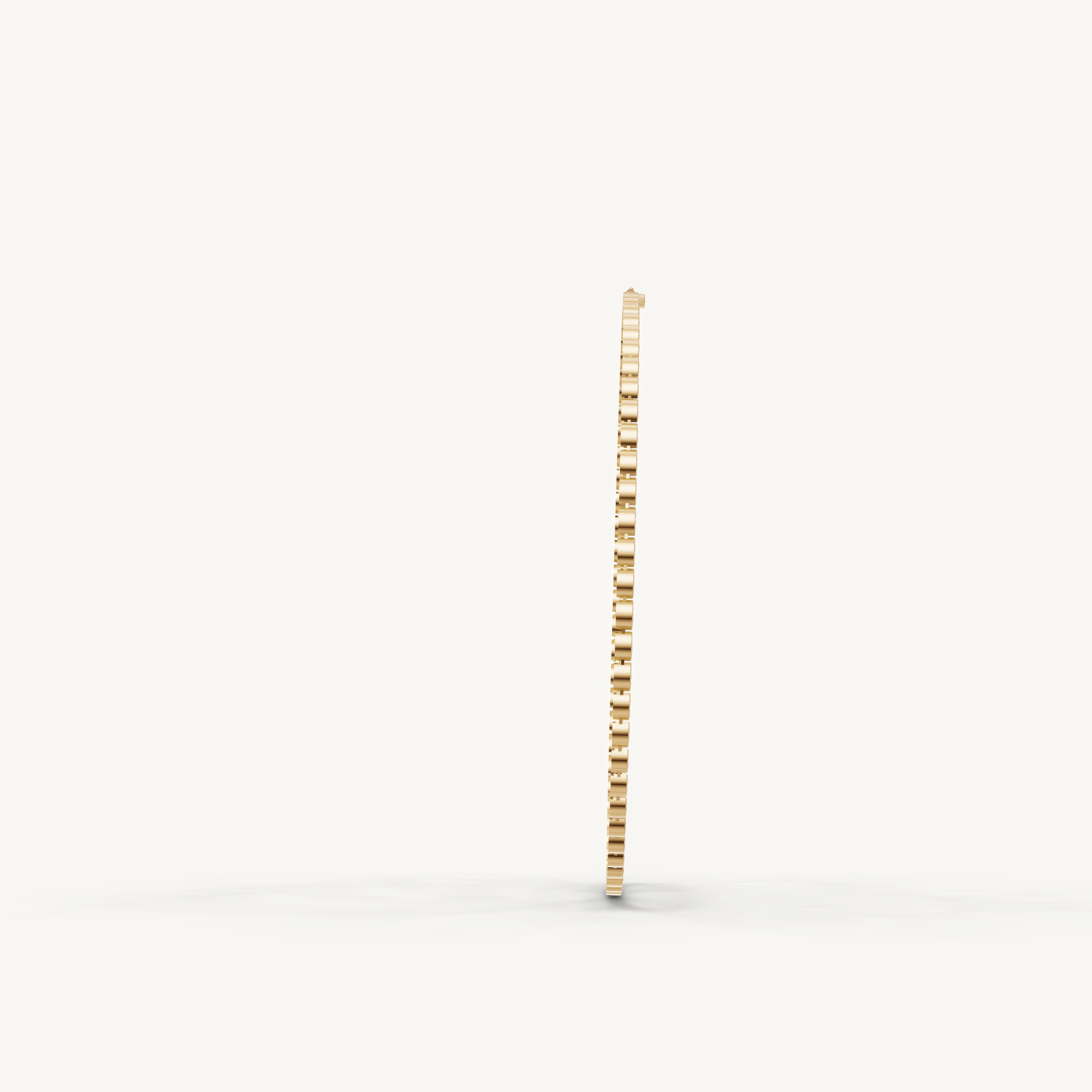 Marquise Lab Grown Diamond Tennis Necklace in 14K Yellow Gold