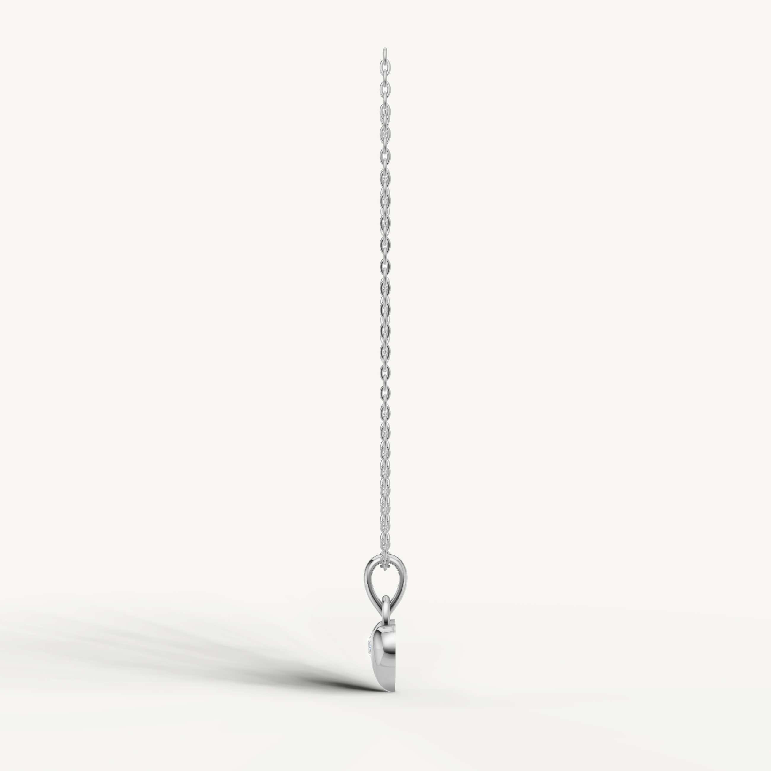 Elegant Floating Diamond Heart Pendant Necklace for Women by Raul Diamonds