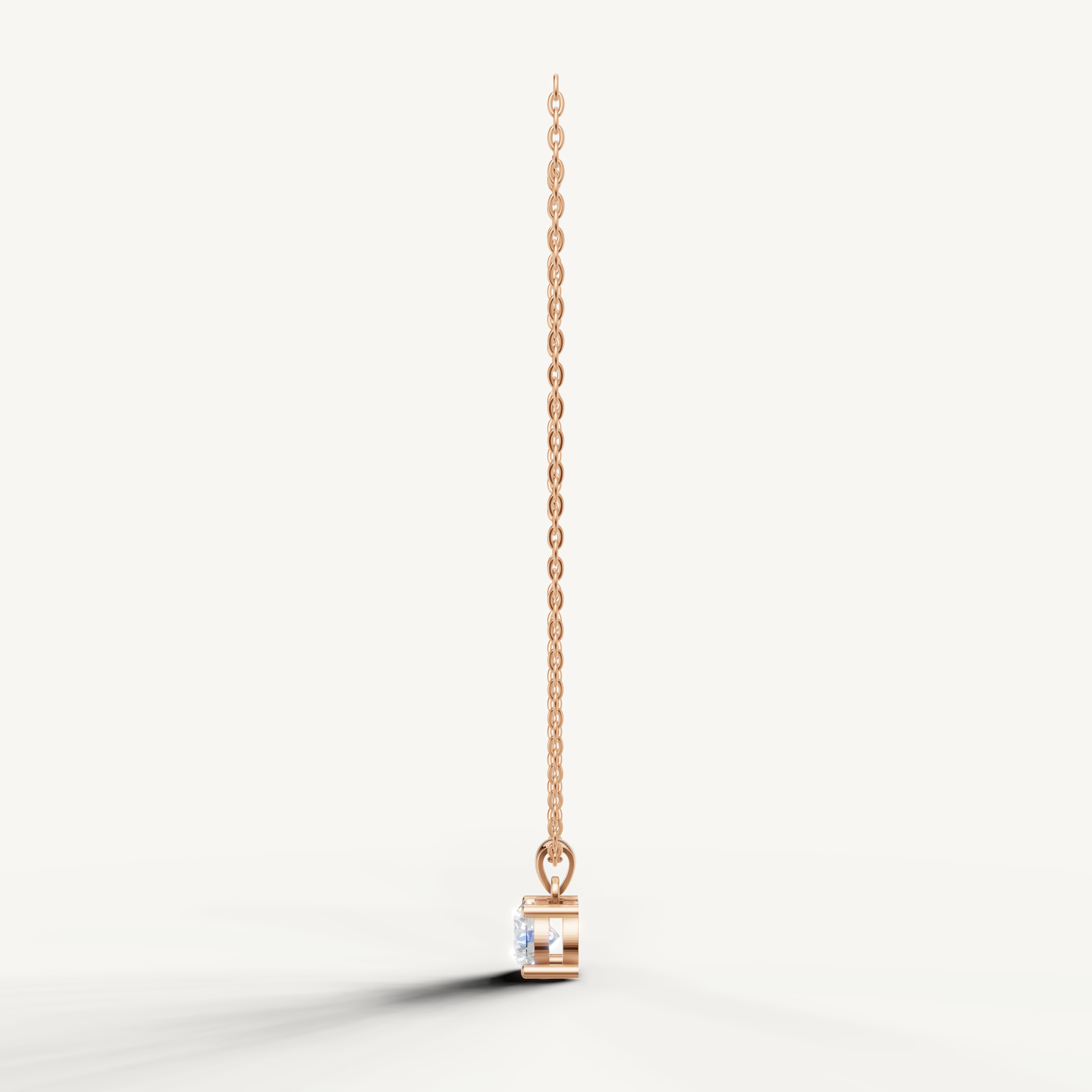 Everyday Round Brilliant Lab Grown Diamond Pendant by Raul Diamonds