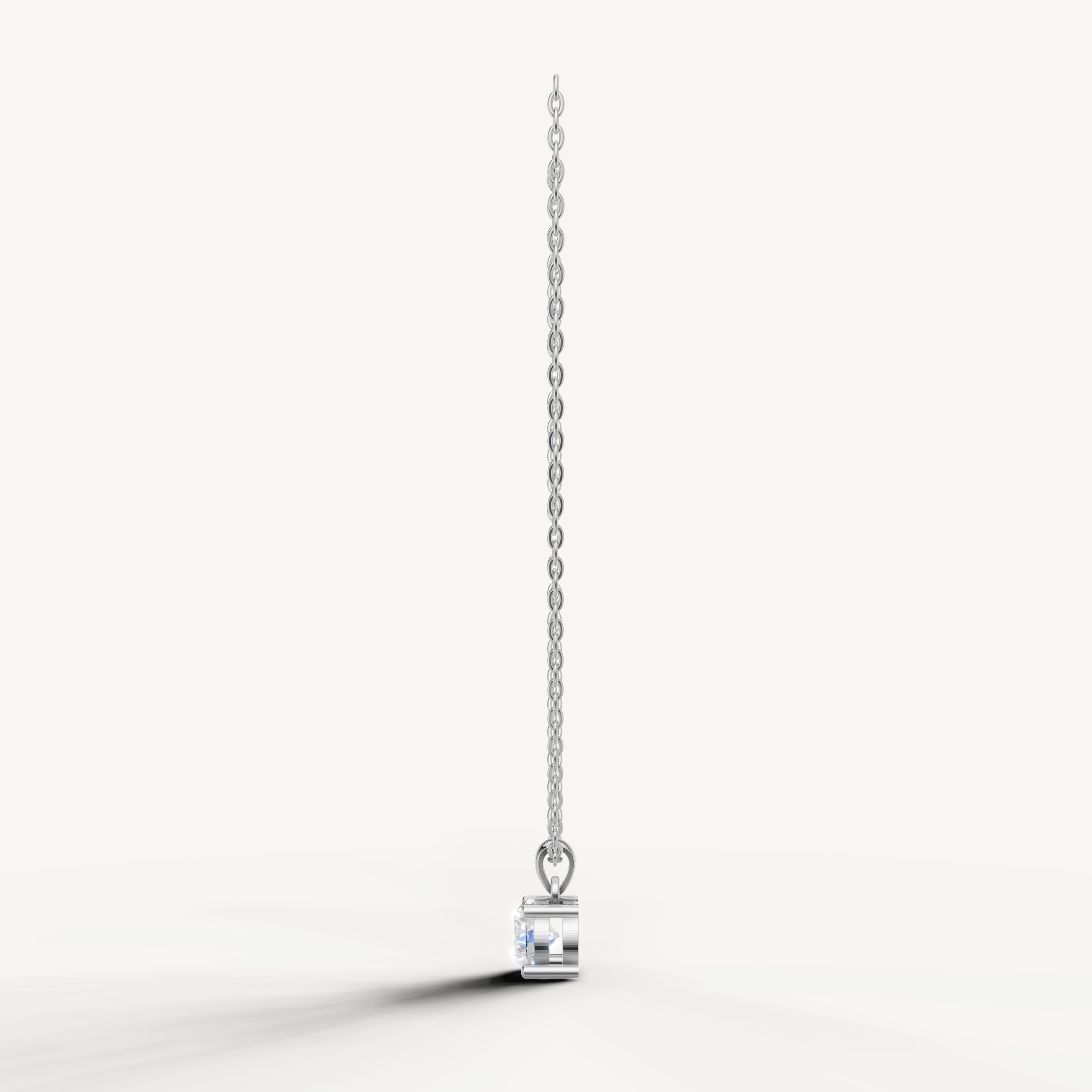 Everyday Round Brilliant Lab Grown Diamond Pendant by Raul Diamonds