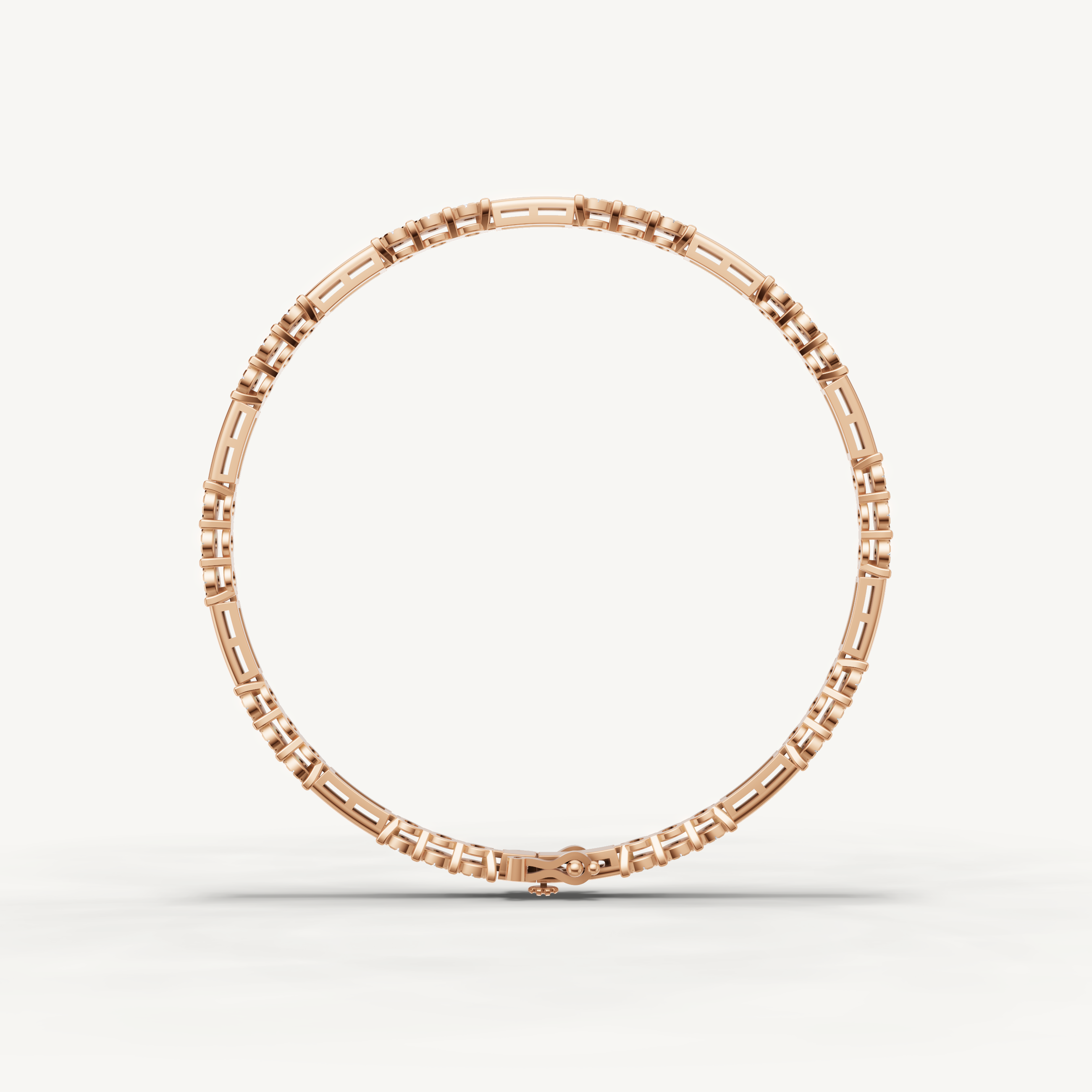 Rose gold lab grown diamond bracelet for everyday luxury wear by Raul Diamonds