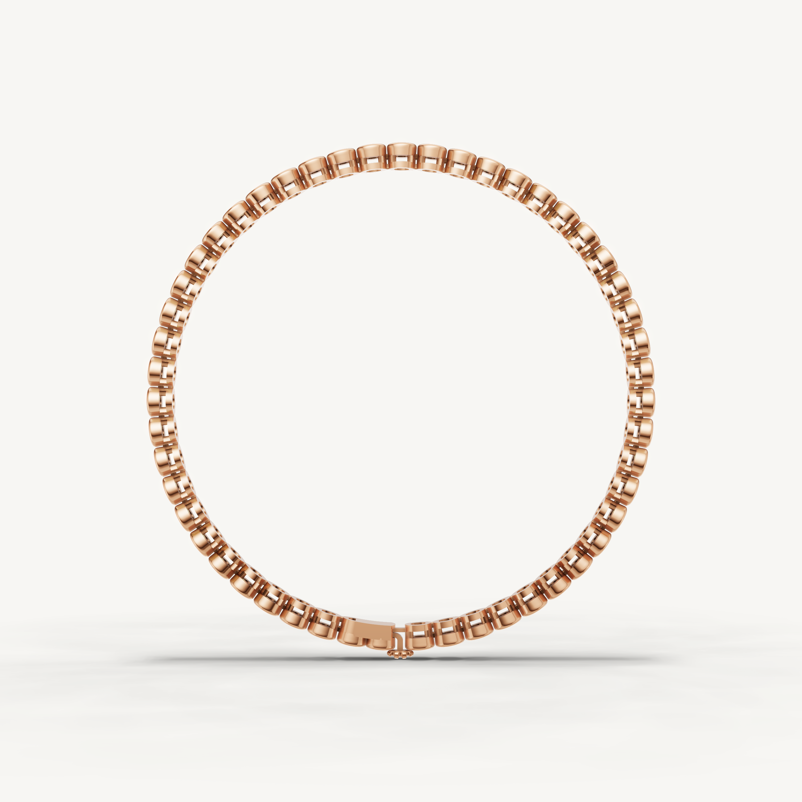 Rose gold lab grown diamond bracelet with sleek contemporary design by Raul Diamonds