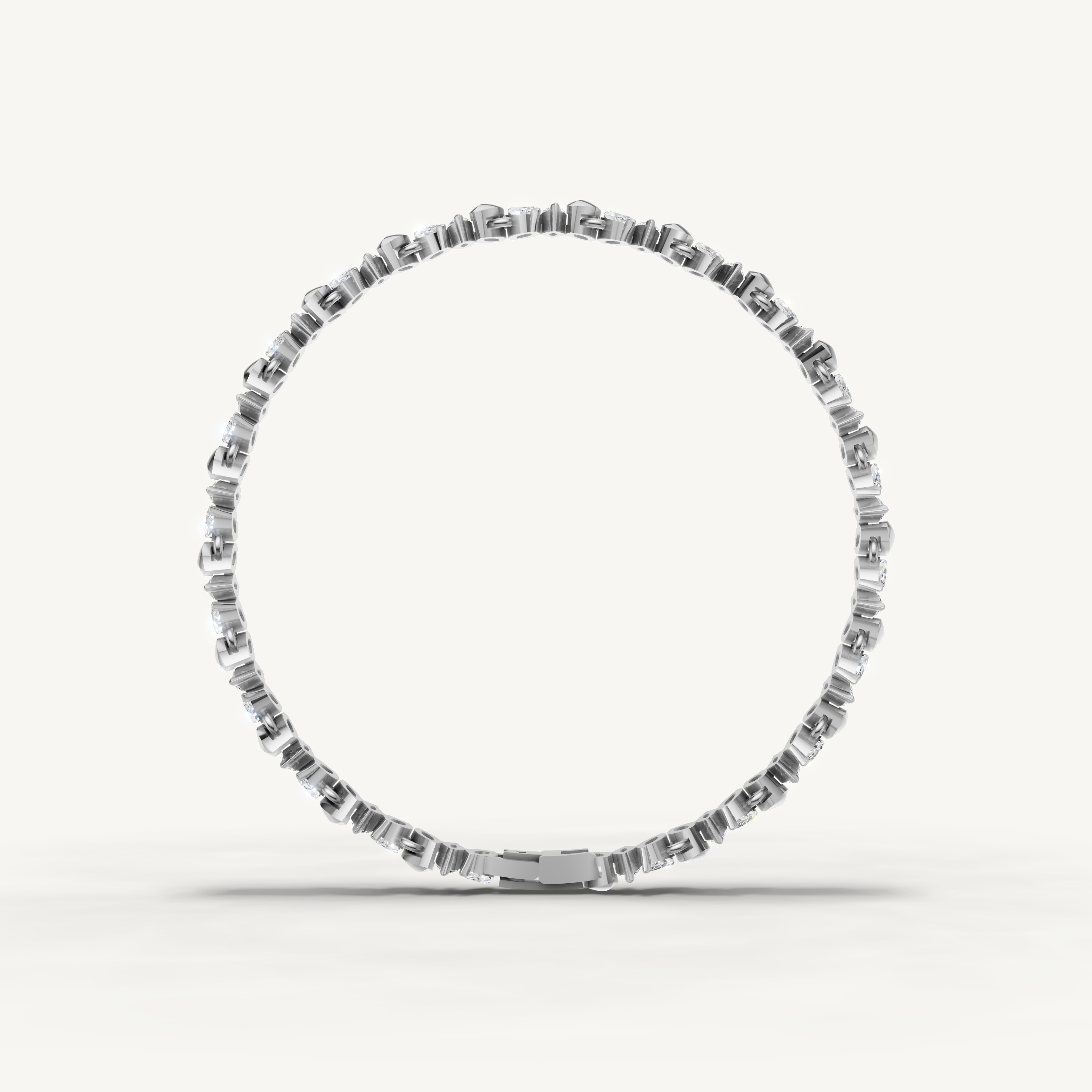 White gold marquise diamond bracelet with timeless sparkle and elegant styling by Raul Diamonds