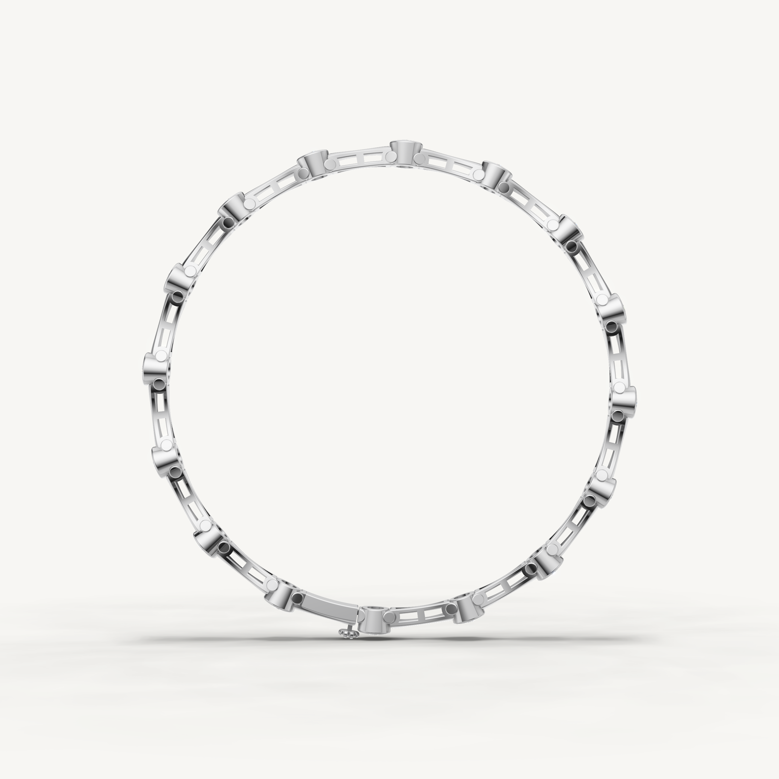 White gold lab grown diamond bracelet crafted for timeless everyday sparkle by Raul Diamonds