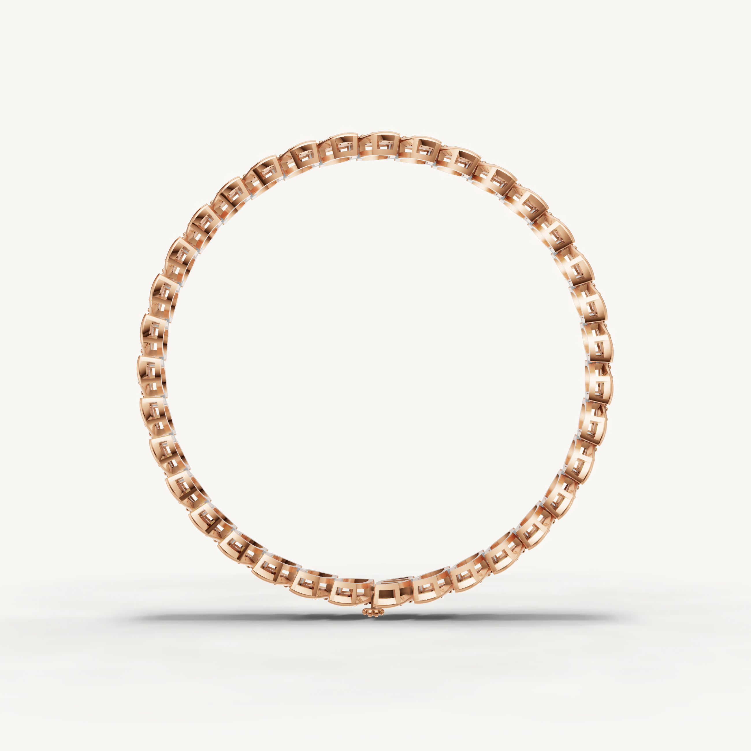 Rose gold modern diamond bracelet crafted with refined feminine luxury by Raul Diamonds