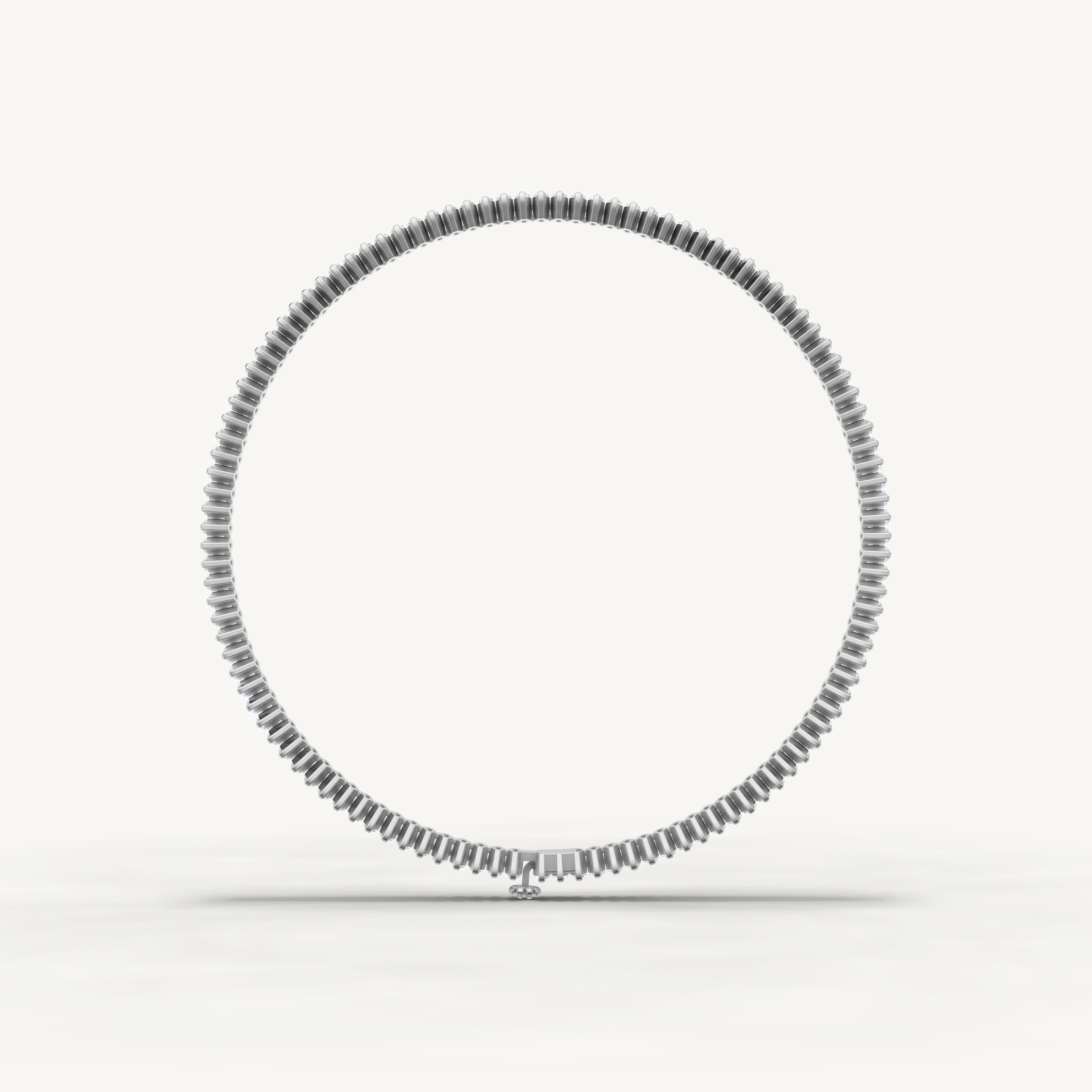White gold marquise diamond tennis bracelet with refined lab grown sparkle by Raul Diamonds