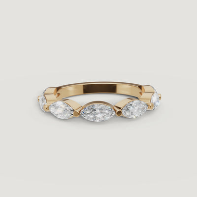 rotating marquise lab grown diamond eternity ring