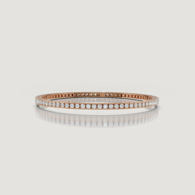 Cinematic yellow gold diamond tennis bracelet video by Raul Diamonds with brilliant lab grown diamond sparkle, elegant wrist movement, macro close-up shots, and luxury jewelry styling