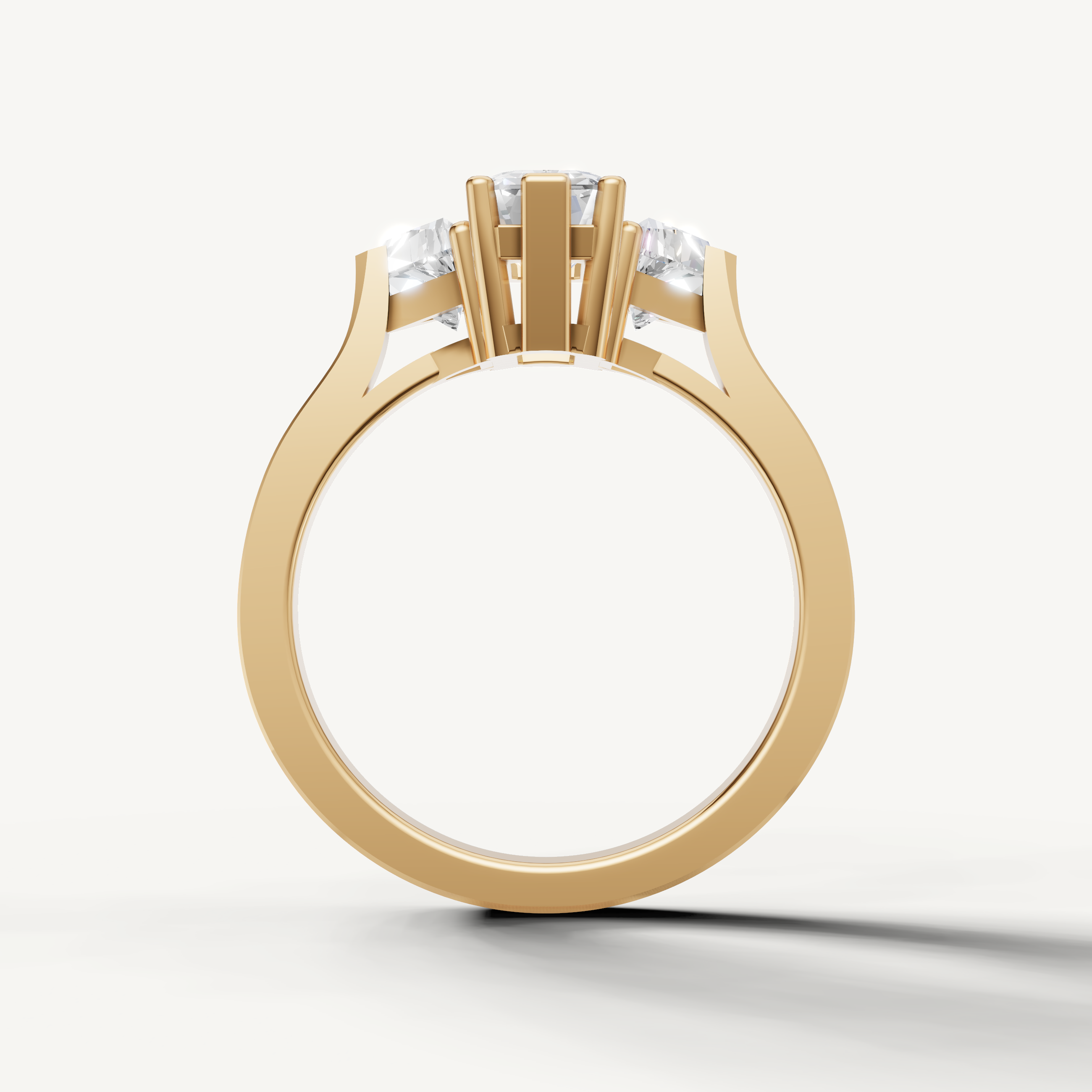 Luxury emerald cut diamond ring from Raul Diamonds fine jewelry collection.